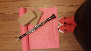 Stilleben: Yoga und Klarinette und der ganz große Auftritt meiner neuen Relax-Socken