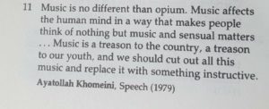 Music is opium